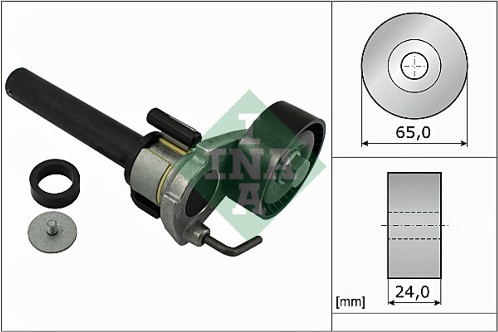 INA - 534042210-INA - Belt Tensioner, V-ribbed belt