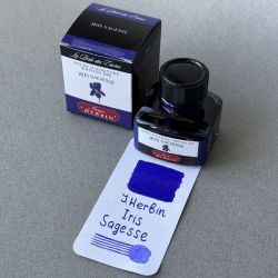 Чернила в банке Herbin 30 мл Iris Sagesse фиолетово-синие (13075T)