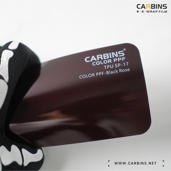 Carbins Color PPF Black Rose SP 17 бордовая красная цветная полиуретановая защитная антигравийная пленка