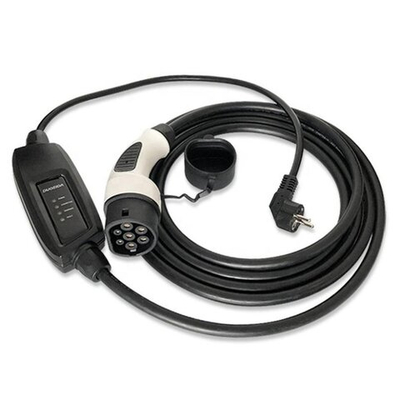 Кабель 5м с разъемом TYPE2 16А (220V, IEC 62196-2)