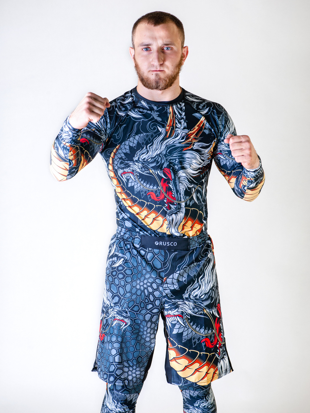 Рашгард для MMA Rusco Sport Dragon, взрослый