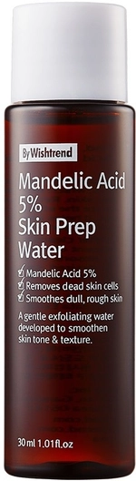 Мягкий тоник-эксфолиант с миндальной кислотой By Wishtrend Mandelic Acid 5% Prep Water 30мл