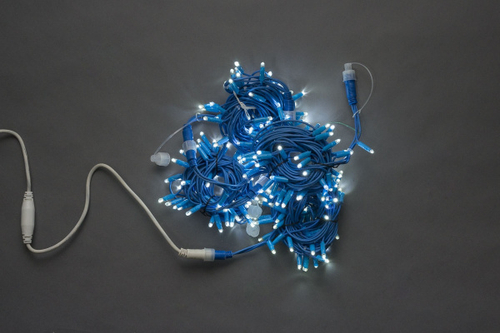 LED-PLR-200-20M-240V-W/BLUE Wire-S белый/синий провод