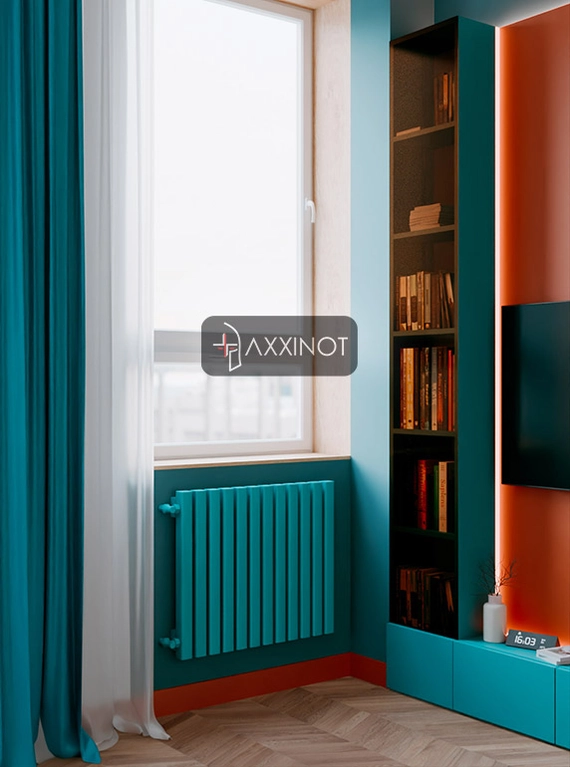 Axxinot Fortalla V 500 - вертикальный трубчатый радиатор высотой 500 мм, палитра RAL