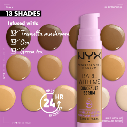 NYX Professional Makeup Bare With Me Concealer Serum - Корректор увлажняющий 2 в 1 оттенок 01 - Fair, 9 ml