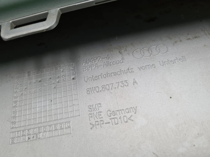 Накладка перед. бампера Audi A4 B9 (19-нв) allroad