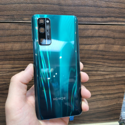Крышка для Honor 30 Pro Plus - задняя стеклянная панель "хорошее качество" (зелёного цвета)