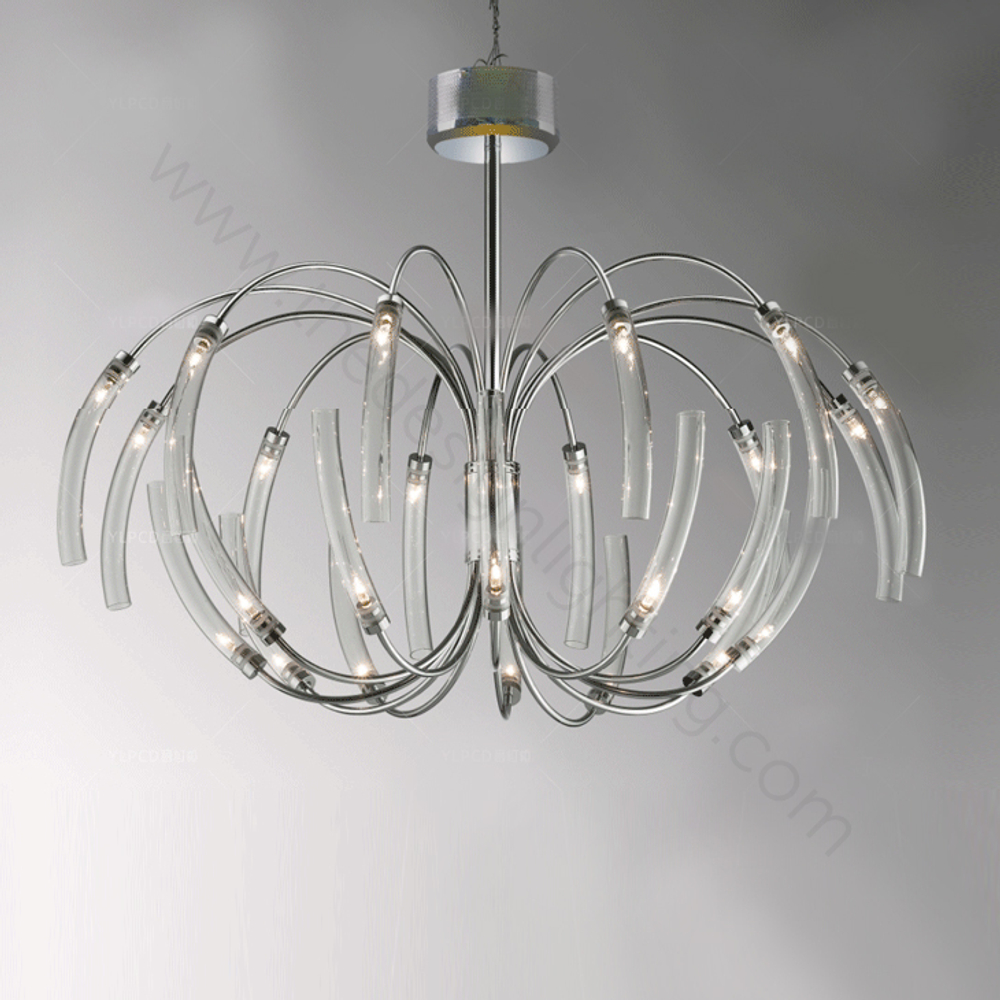 Ceiling design lamp  Hook by Terzani (Silver)