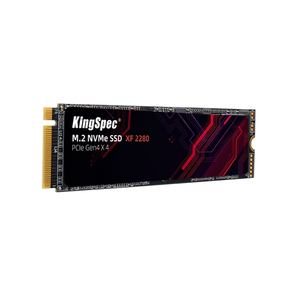 Твердотельный накопитель KingSpec SSD 256GB M.2 2280 PCIe 4.0 x4 NVMe R4900/W2800MB/s 3D TLC MTBF 1M 125TBW