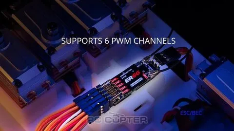 Приёмник RadioMaster ER6GV 2.4GHz ELRS PWM