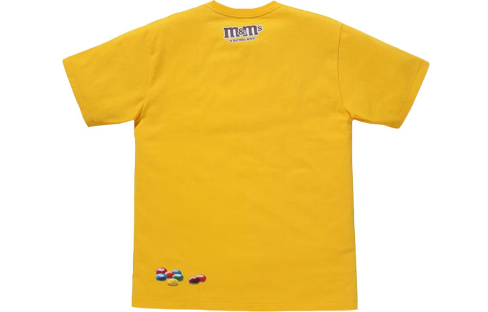 A Bathing Ape X M S Ape Head Tee желтый
