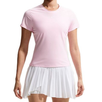 Женская теннисная футболка Nike Victory Dri-Fit Short Sleeve Tennis - pink foam/white