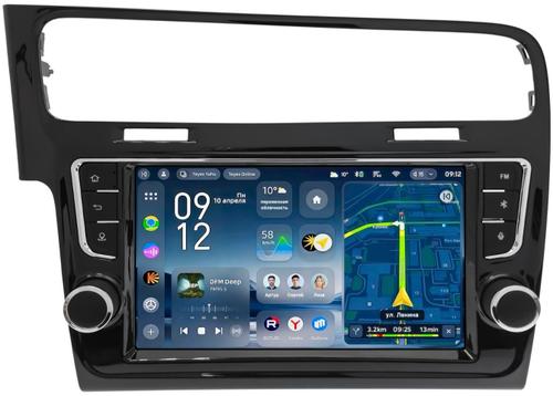Магнитола для Volkswagen Golf 7 2012-2020 (рамка с крутилками и кнопками) - Teyes CC4-PRO монитор 9.5" 2K QLED на Android 13, Быстрейшая, Snapdragon 778G, ИИ, CarPlay, DSP, 4G SIM-слот