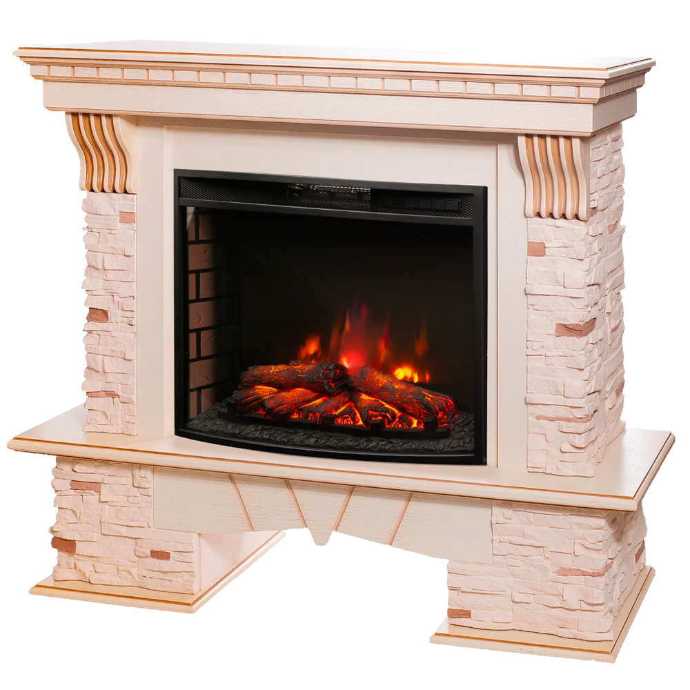 Каминокомплект Real Flame Sorento 25,5/26 WT с очагом Evrika 25,5