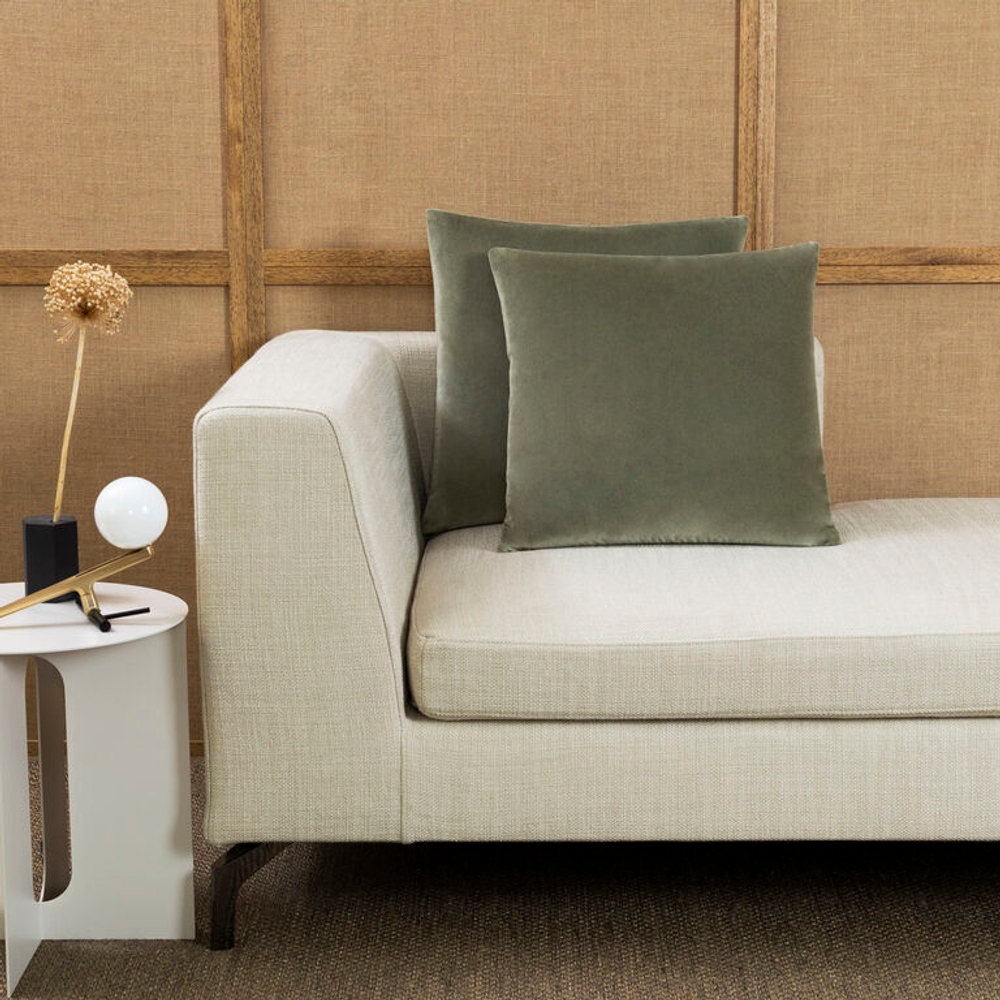Наволочка Frette Luxury Cashmere Velvet Tranquil Green (50 x 50 см)