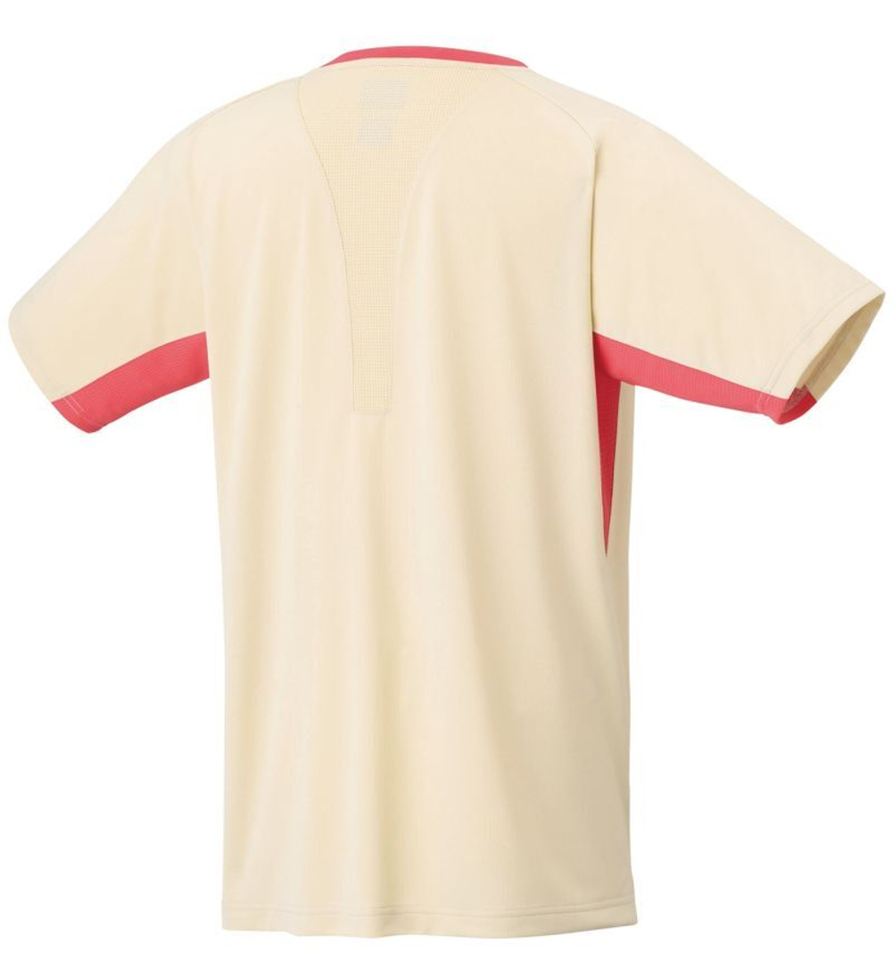 Мужская теннисная футболка Yonex AO Crew Neck - Бежевый