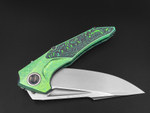 Складной нож Guerrero [M390 green CrystalTi green carbon]
