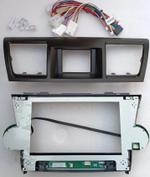 Магнитола для Toyota Highlander 2 2007-2013 XU40 - Kuberg SF-1431-2 (кнопки + крутилки) QLed+2K, Android 12, Быстрейшая, CarPlay, 4G SIM-слот