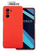 Чехол ROSCO для Poco F3 оптом (арт. XM-PF3-NSRB-RED)
