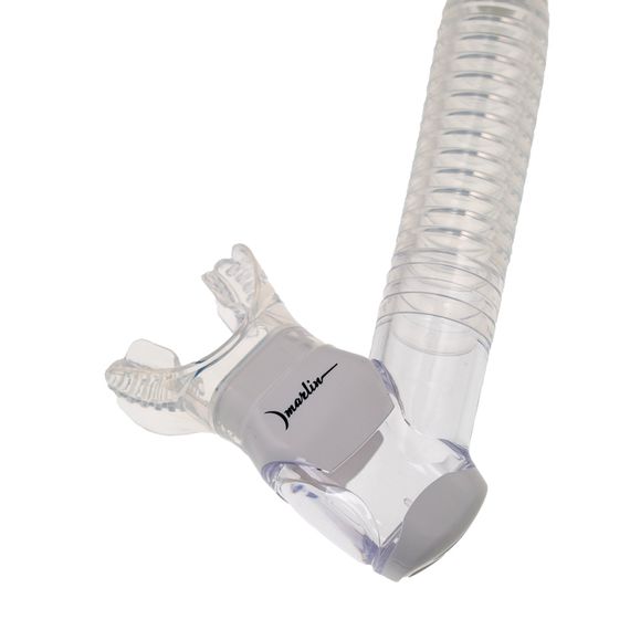 Трубка Marlin Dry Lux White/Trans