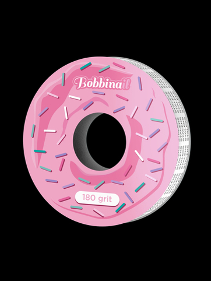 Блок файл-ленты для пластиковой катушки Bobbinail 180 грит