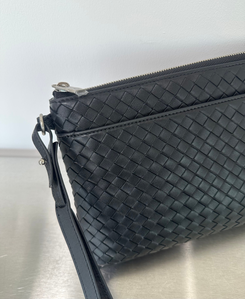 Клатч Bottega Veneta — чёрный — фото 10