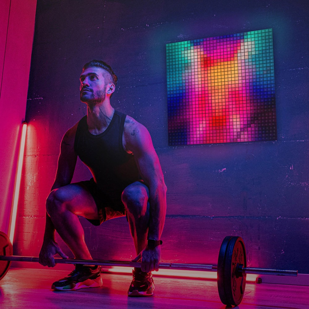 Светодиодные панели Twinkly Squares набор расширения 3 шт. 16x16 см 192 LED RGB Black