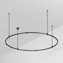 Основание ART-APRIORI-ROUND-ROD-400-R1500 (BK) (Arlight, IP20 Металл, 3 года) 048498