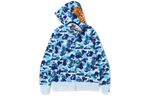 A Bathing Ape Big Abc Camo Shark Full Zip Худи синий
