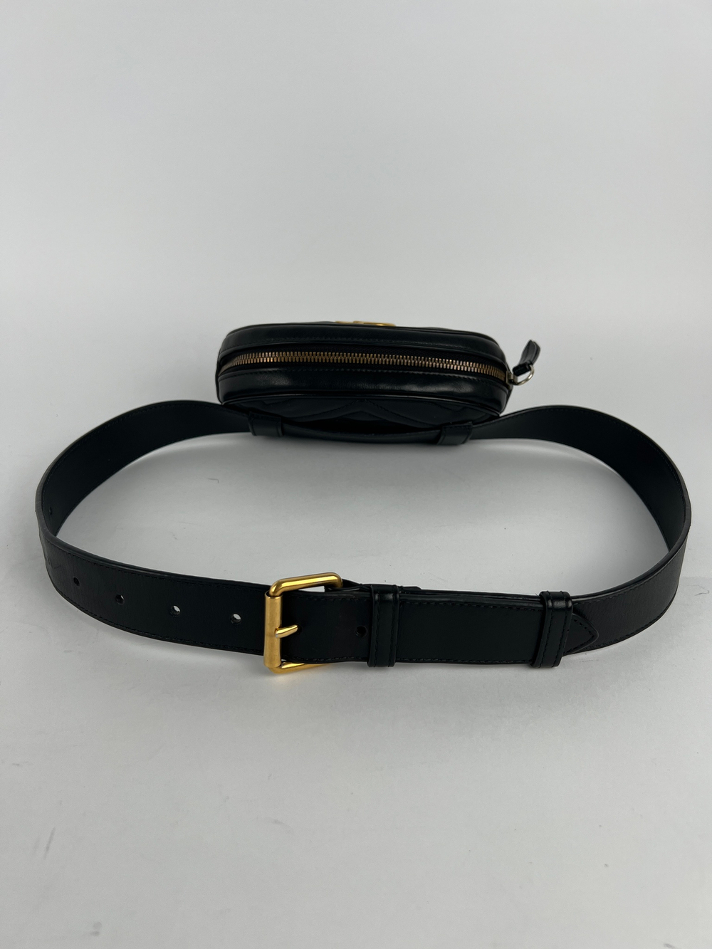 Сумка Gucci GG Marmont Belt Bag Matelasse Leather