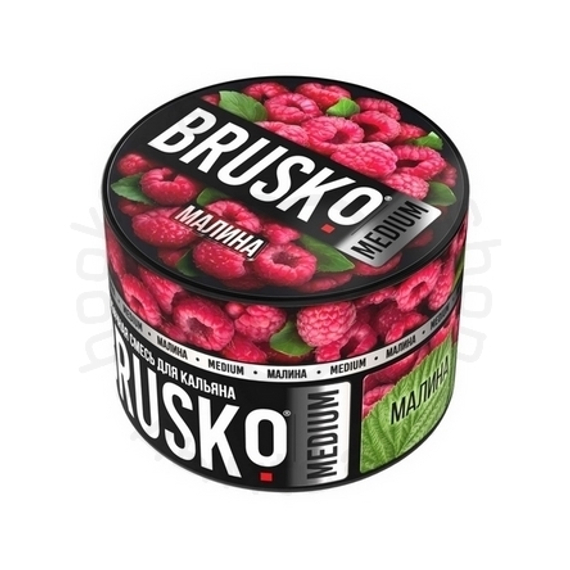 Бестабачная смесь для кальяна BRUSKO, 50 г, Малина, Medium (M)