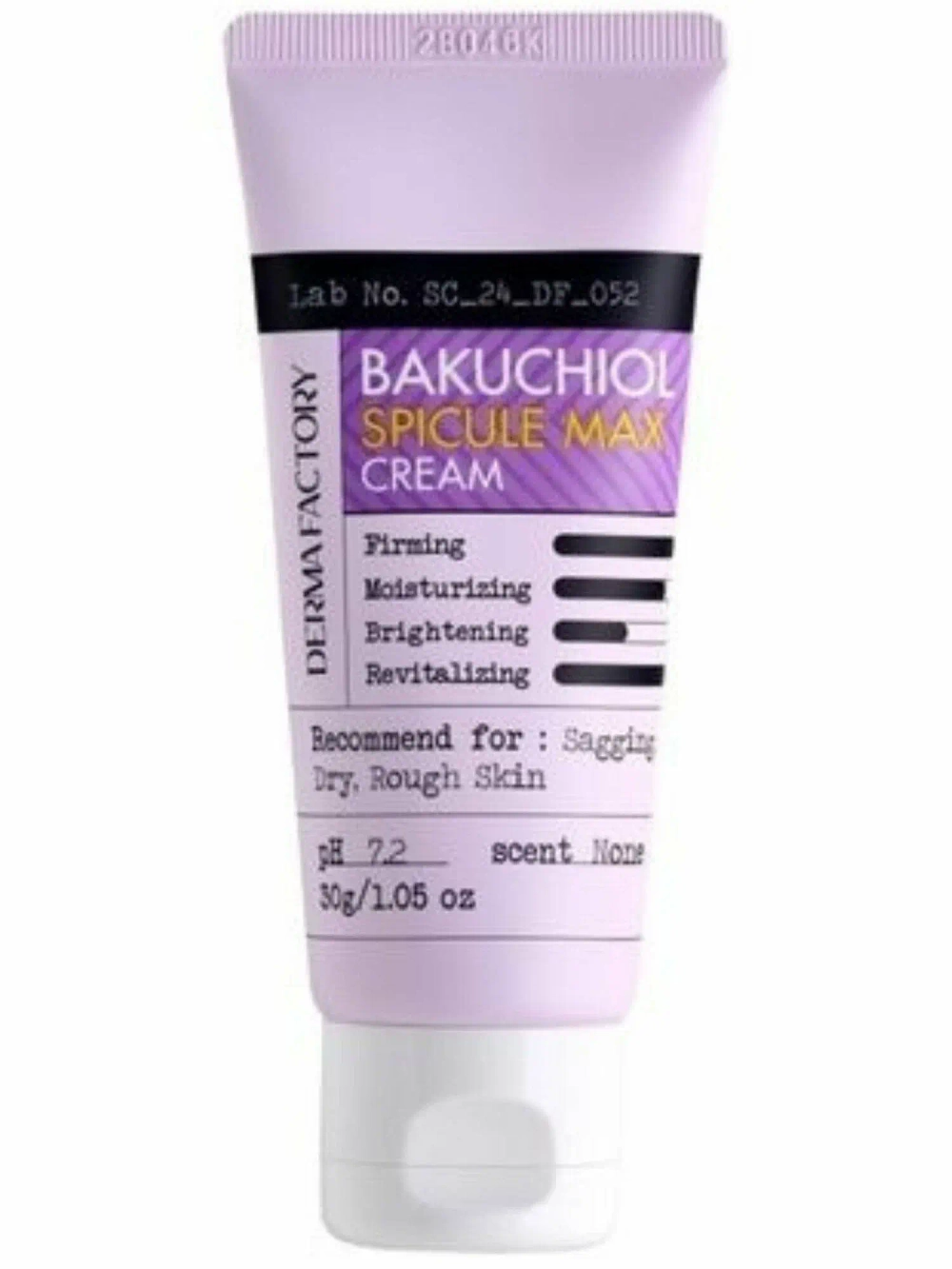 DERMA FACTORY Крем-лифтинг с бакучиолом bakuchiol spicule max cream 20000ppm, 30 мл