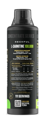 Л-Карнитин Reckful L-Carnitine 100.000 500 мл арбуз
