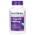 Natrol, Л-аргинин, 5000 мг, 90 таблеток (1000 мг в каждой таблетке)