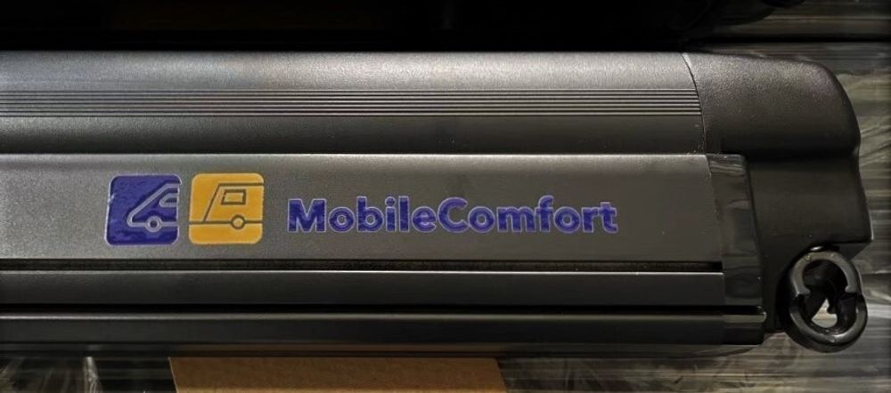 Маркиза MobileComfort M200BD 2 м настенная механическая, корпус чёрный, полотно темно-серое