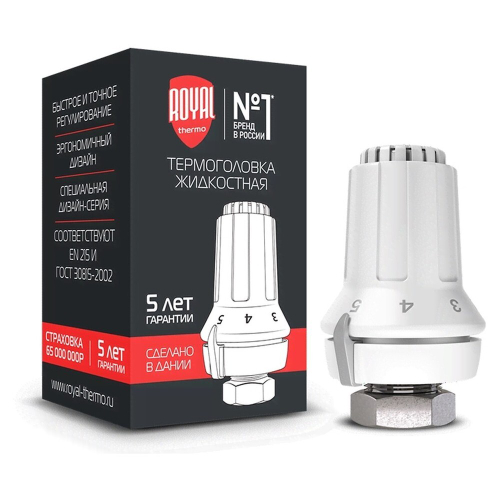 Термоголовка жидкостная Royal Thermo, М30х1,5