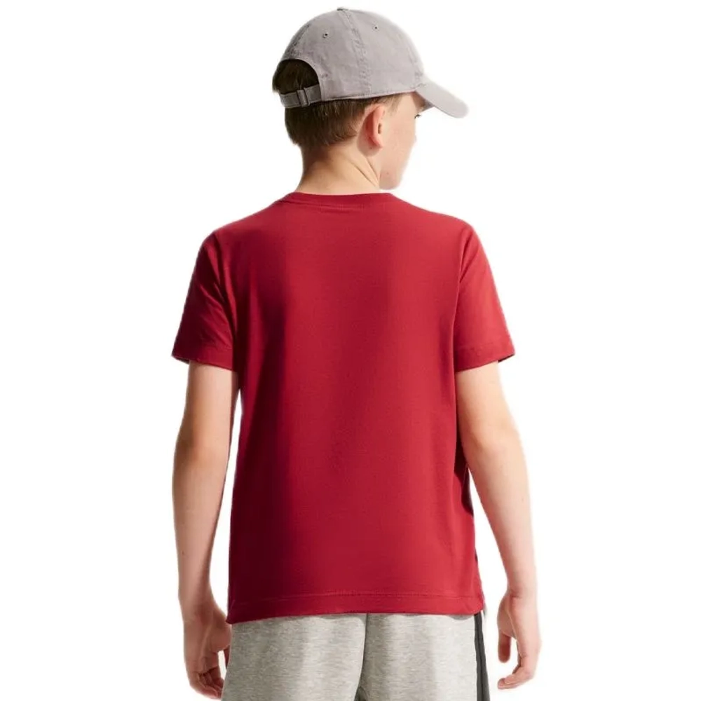 Футболка для мальчика теннисная Nike Kids Sportswear - tough red