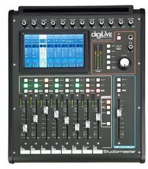 Studiomaster DIGILIVE16 Цифровой микшерный пульт, 12 микрф., 2 стерео, 12 микрф. предусилителей