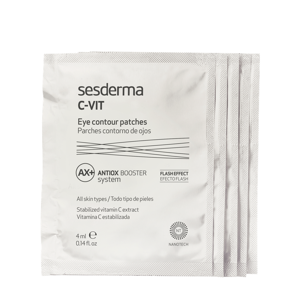 Sesderma Eye Contour Patches | Патчи для контура вокруг глаз с витамином С, 1 упаковка х 5 шт.