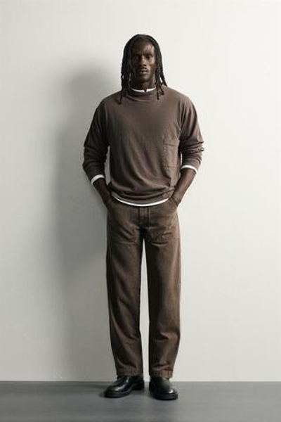 ФУТБОЛКА BOXY FIT С ЭФФЕКТОМ ПОТЕРТОСТИ 2026 TANAKA NY TYO LTD.© — ZARA