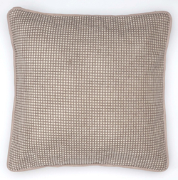 CUBEПодушка декоративная 40х40 бежевая клетка Textil Roig 40x40