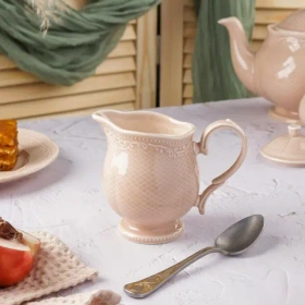 Молочник 200 мл, фарфор,серия "Aristocrat-Peach Tea", Noble