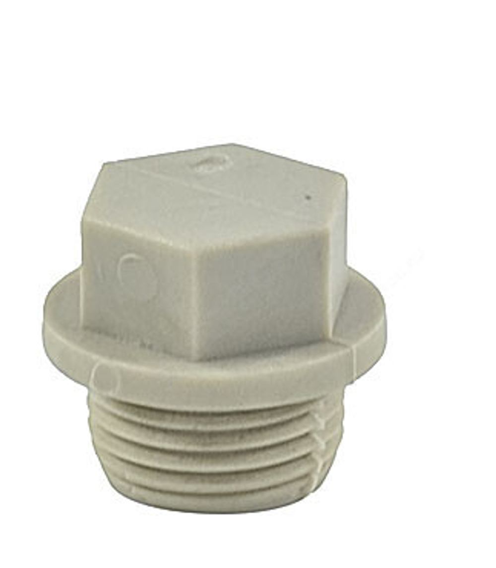 Заглушка (пробка) PP-R серая Дн 25х3/4" НР VALFEX 10163025Г