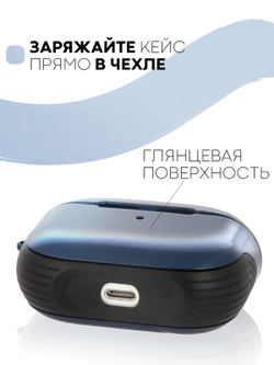 Чехол КАРТОФАН для Apple AirPods Pro (арт. AIRPRO-TPU-PC-BLUE)