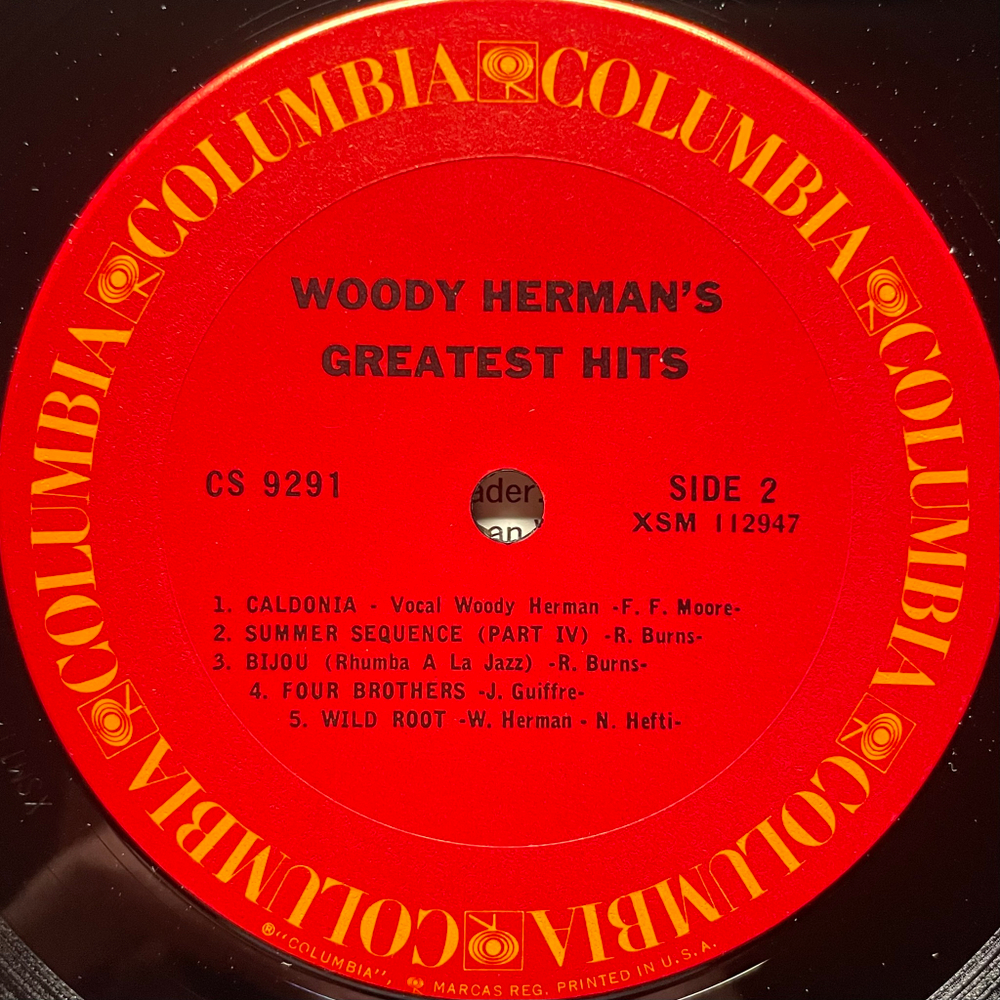 Woody Herman ‎– Woody Herman's Greatest Hits (США)