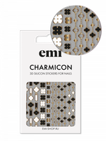 Charmicon 3D Silicone Stickers №185 Четырехлистник