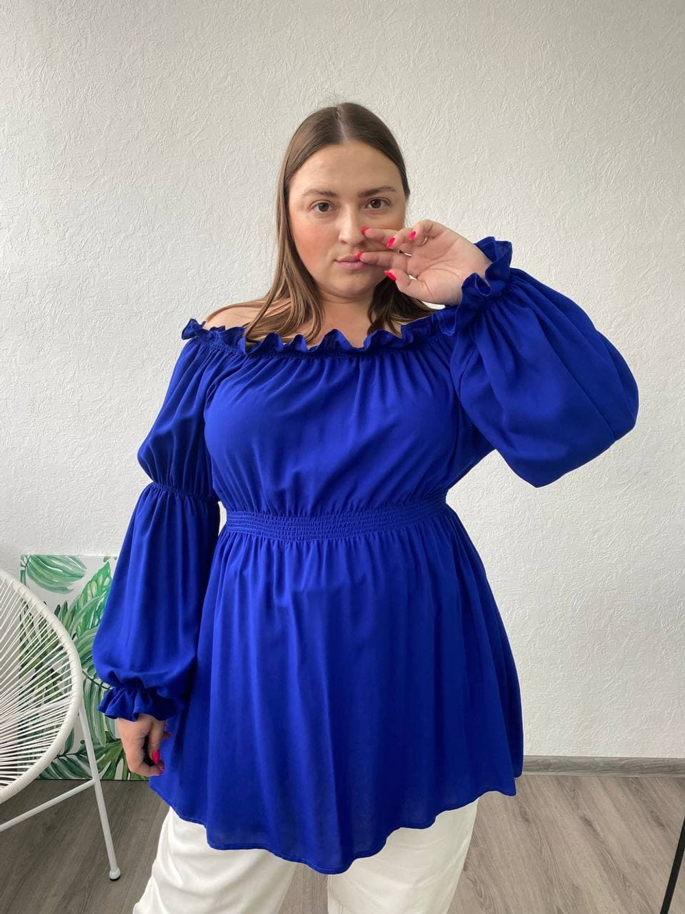 Блуза "Woman" электрик