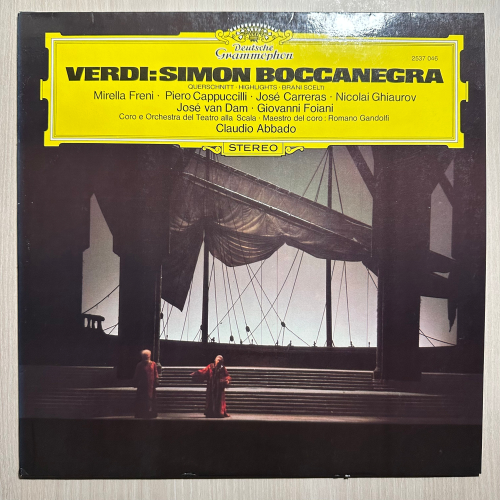 Верди - Симон Бокканегра (Германия 1977г.)