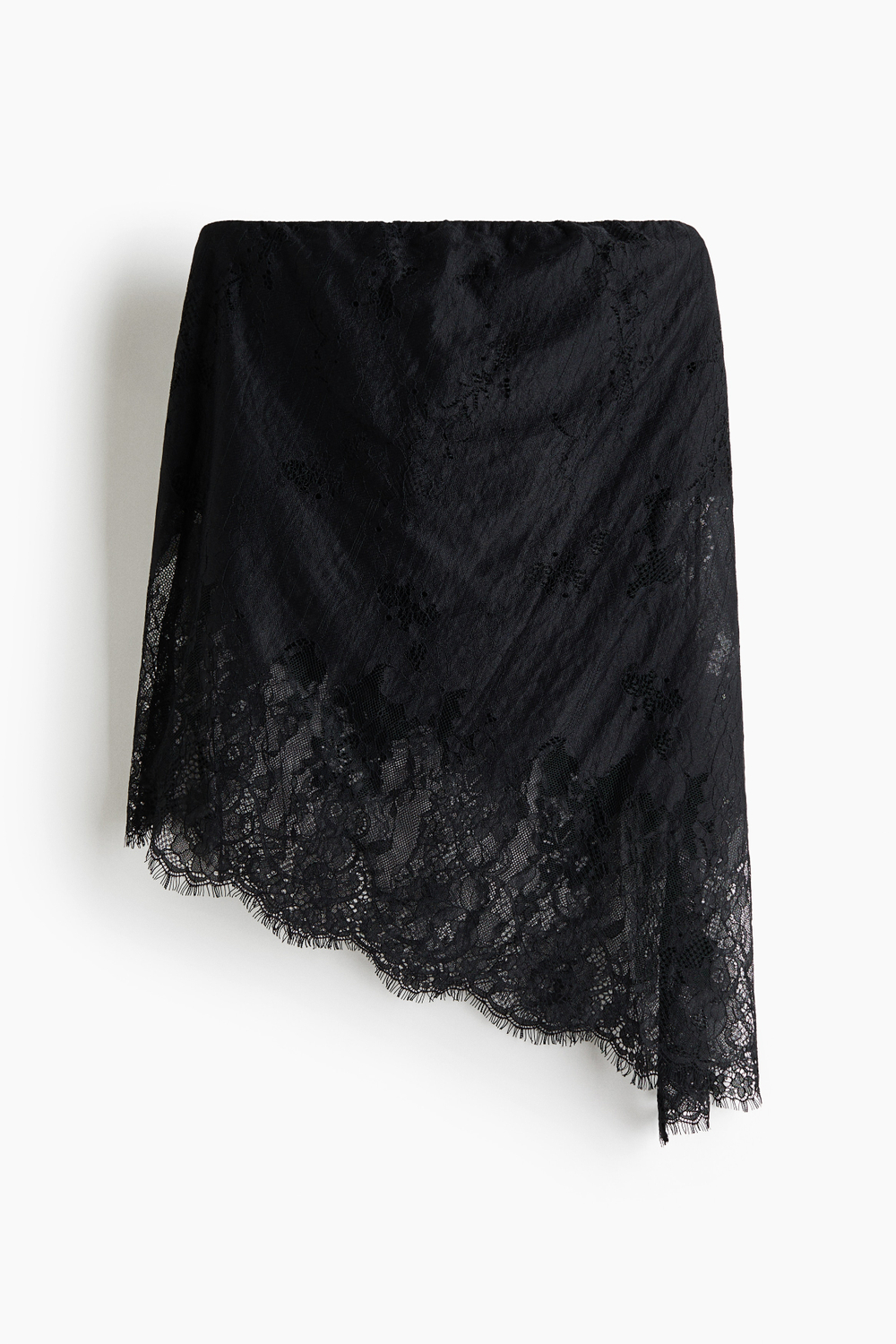 Асимметричный кружевной топ - H&M