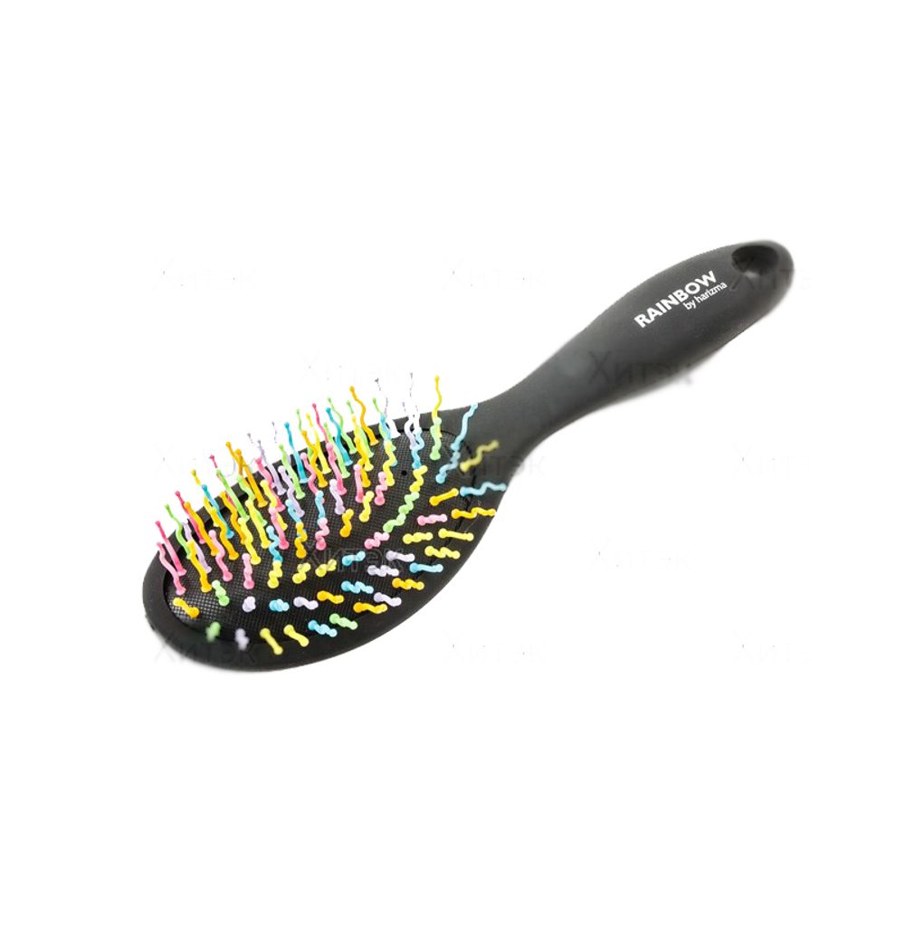 Щетка для волос Harizma Rainbow h10700 овальная - 2